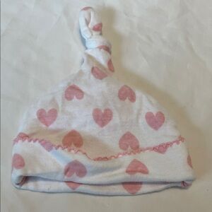 “Bundle 10/$13” Gerber organic newborn girl Pink Heart Baby Hat